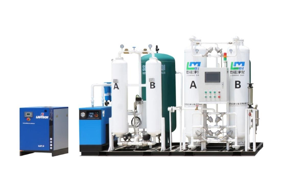 Sistem pengisian oksigen di tapak perubatan